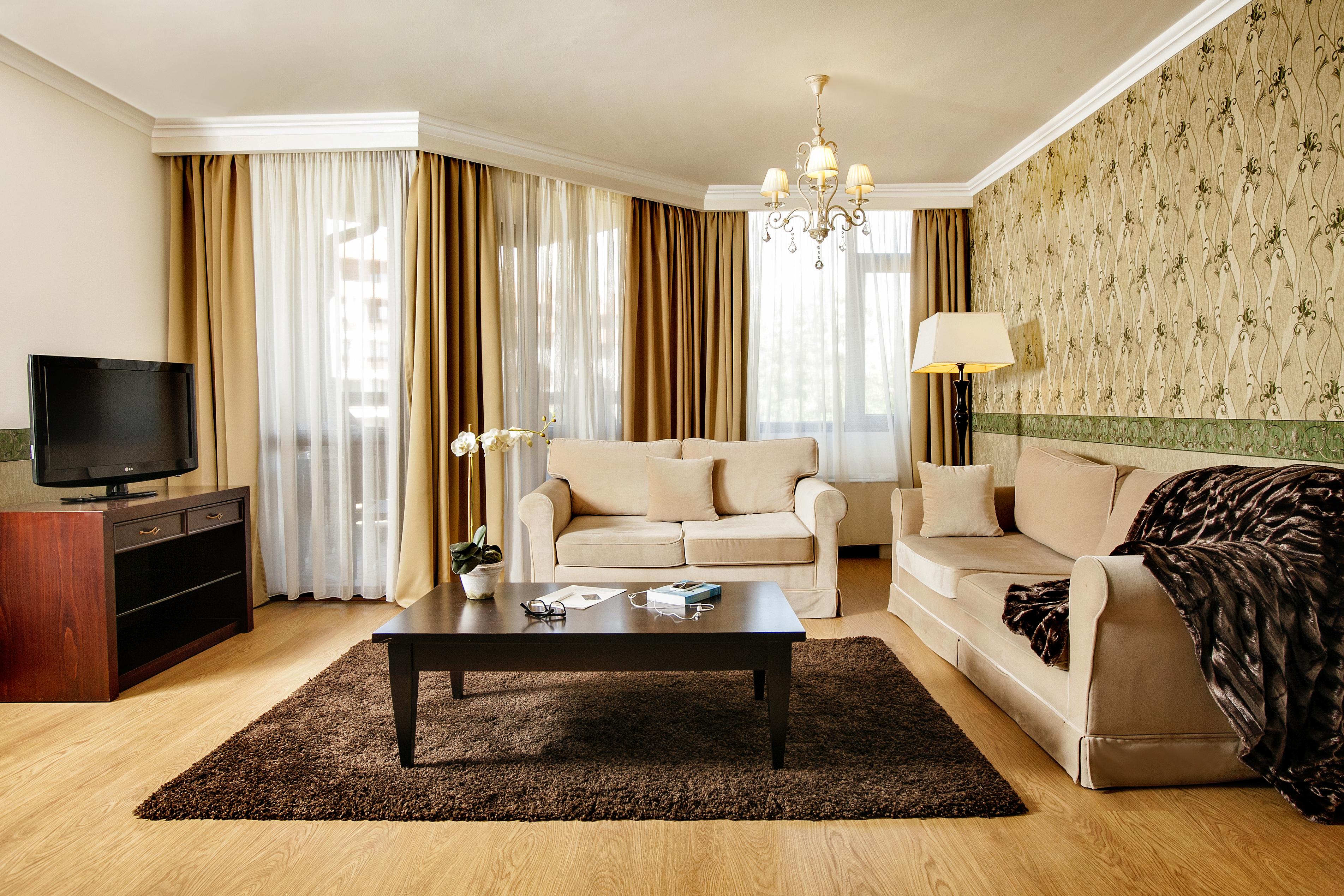 Premier Luxury Mountain Resort Bansko Exterior foto A living room