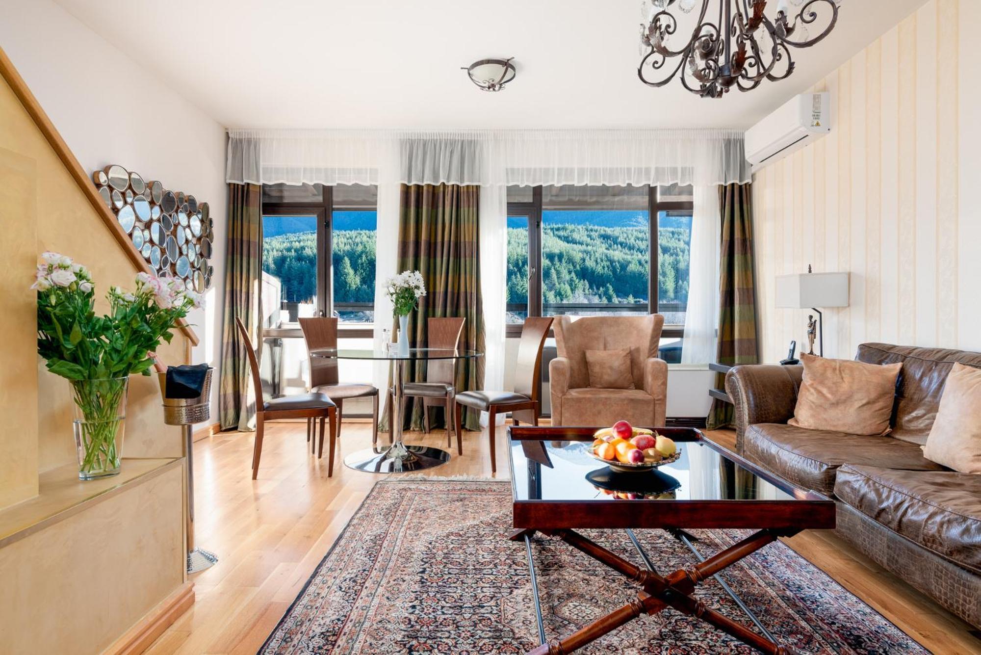 Premier Luxury Mountain Resort Bansko Exterior foto A living room